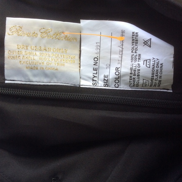 Private Collection Prom Formal tuxedo gown Size 10 - Picture 3 of 3